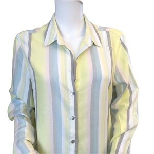 Anthro Cloth and Stone Stripe Shirt Medium